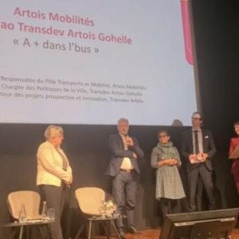 Transdev lors de la cérémonie des prix "Challenges de la Rentrée du Transport Public"