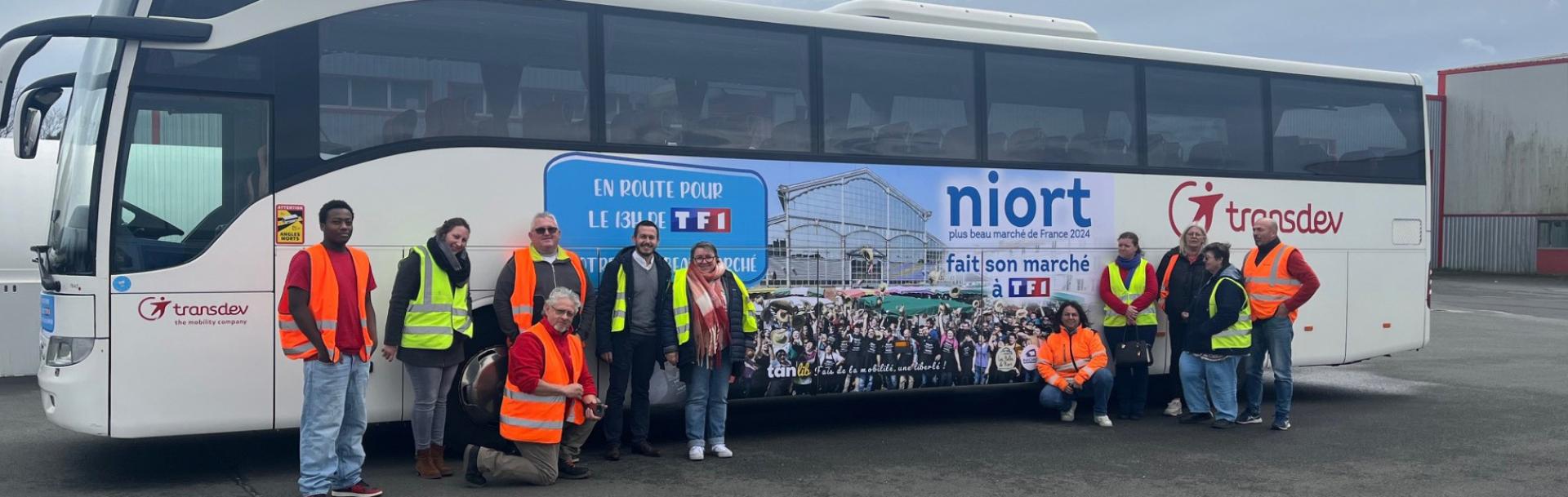 Bus Transdev - Plus beau marché TF1