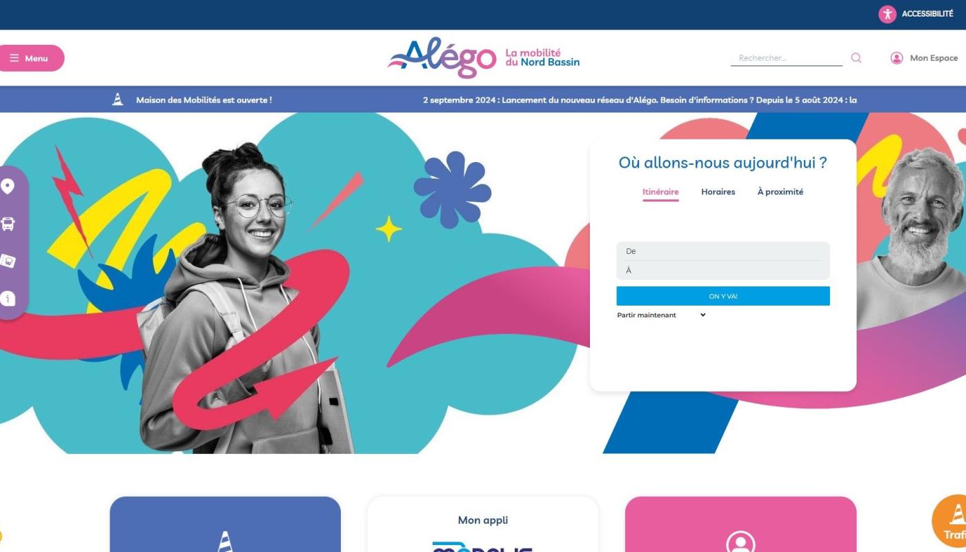 Site web Alégo