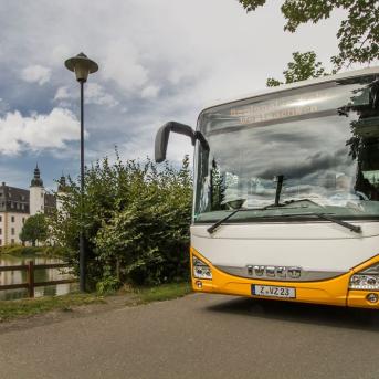 Regionalverkehrv Westsachsen yellow bus