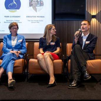 Speakers at Sydney Light Rail public safety forum