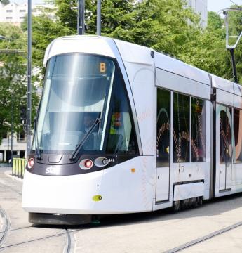Un tramway nommé design tramway décoré