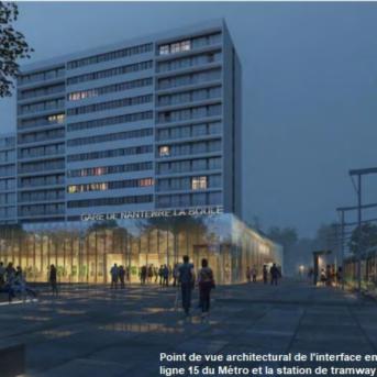 T1 Nanterre Gare de la line 15 du métro