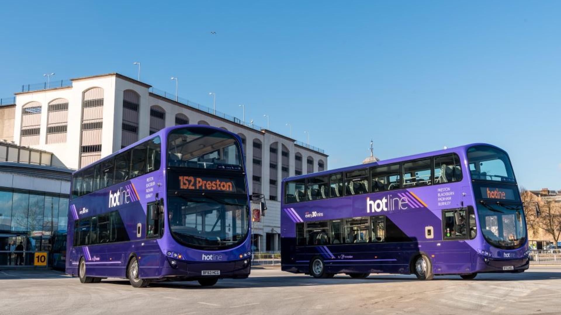 TD Hotline Buses At Blackburn Bus Station