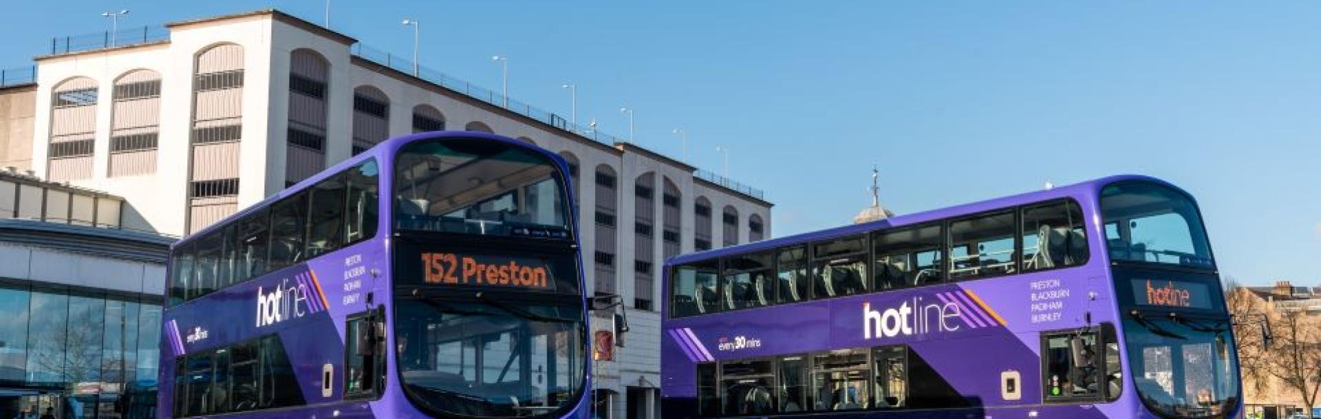 TD Hotline Buses At Blackburn Bus Station