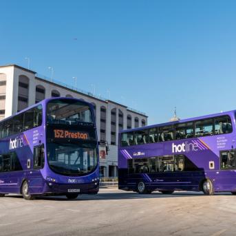 TD Hotline Buses At Blackburn Bus Station