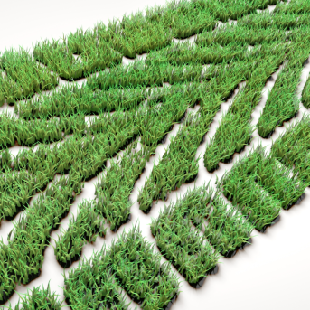 The Mobility Sphere Trace de pneu en pelouse