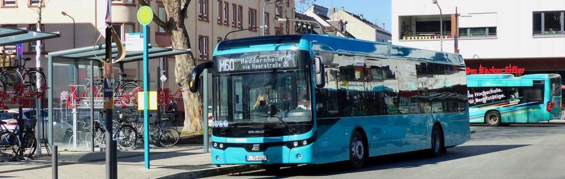 Neuf bus électriques supplémentaires pour le système de transport urbain de Francfort
