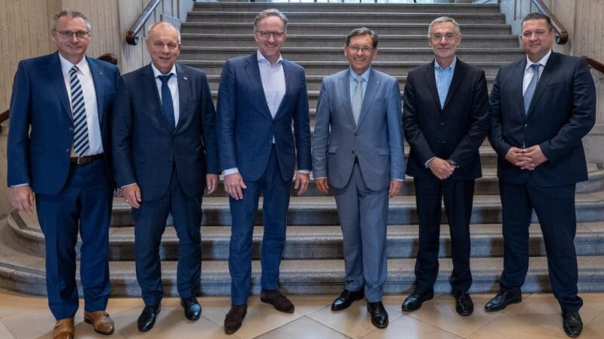 Visite du Rheinruhrbahn par Thierry Mallet, PDG de Transdev