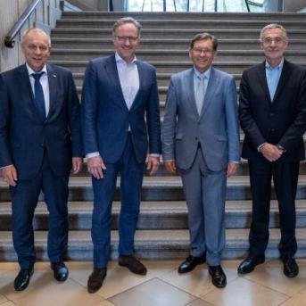 Visite du Rheinruhrbahn par Thierry Mallet, PDG de Transdev