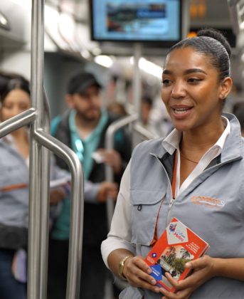 Transdev Ecuador Staff in QUITO metro