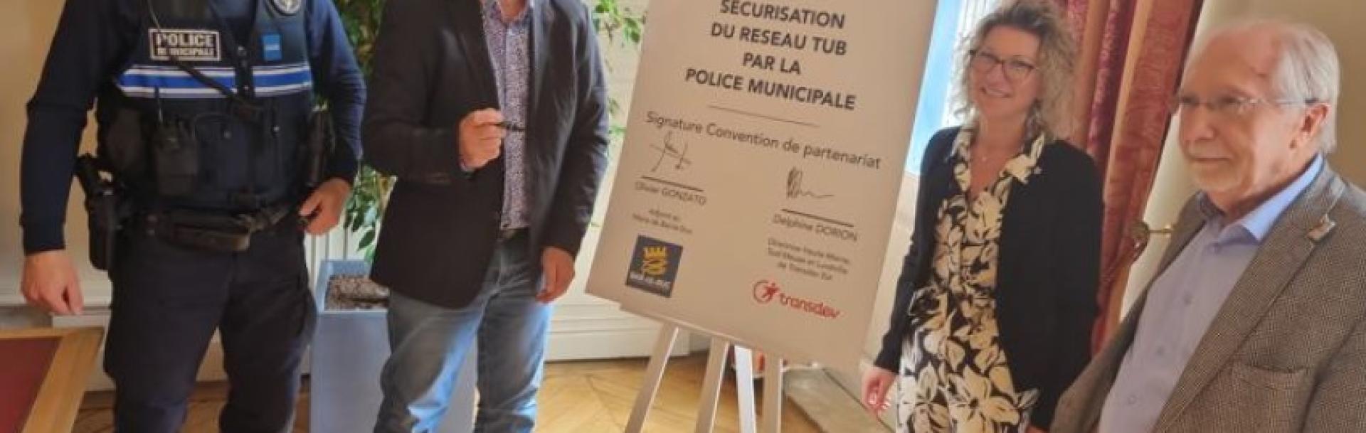 Transdev et la Police Municipale à Bar-le-Duc