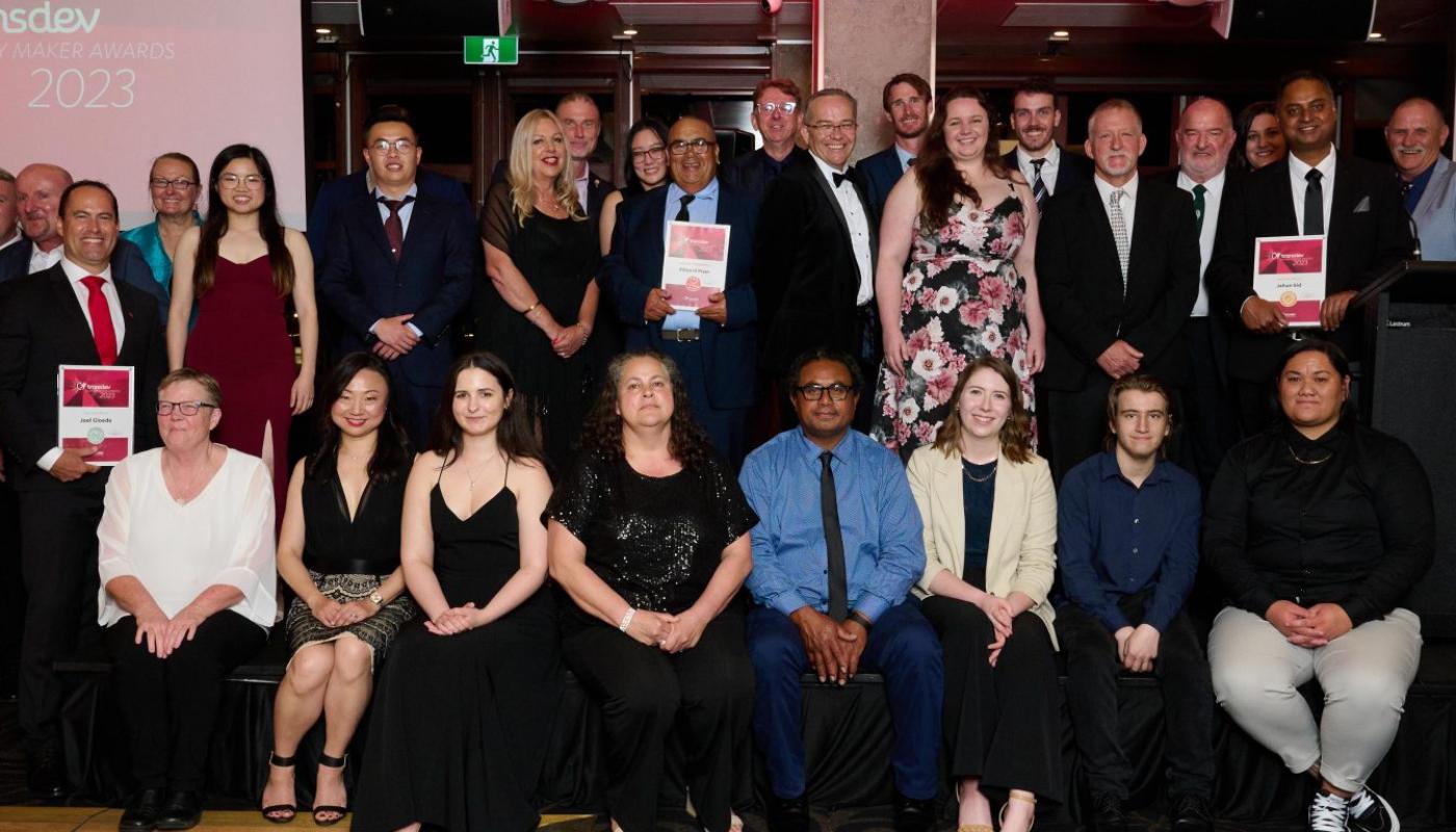 Winners at Transdev’s Journey Maker Awards for 2023