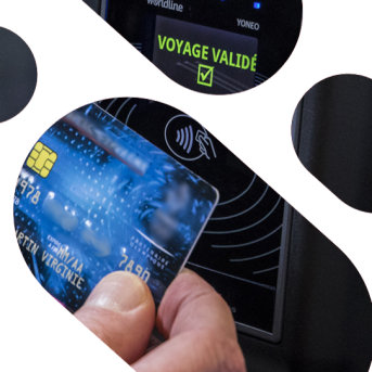 Carte de crédit achat de titres de transports