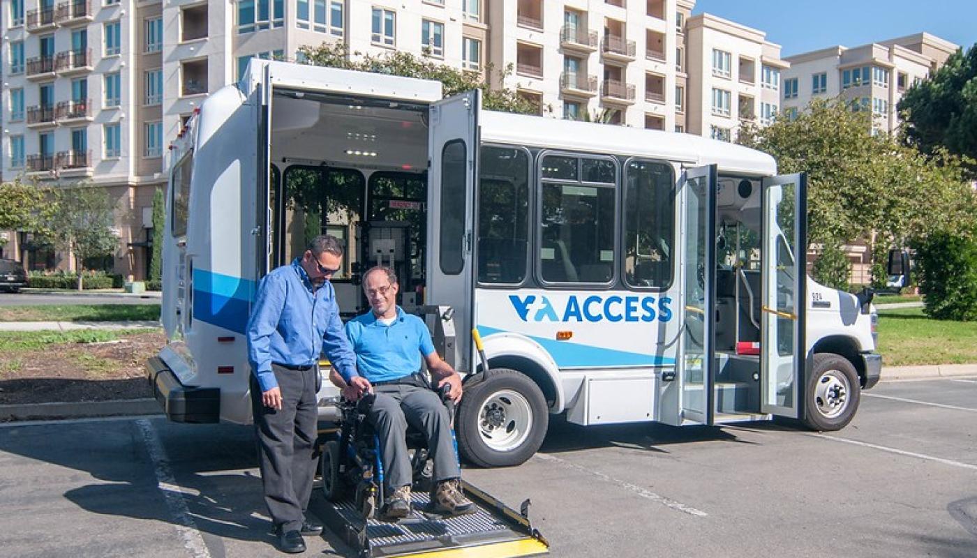 VTA ACCESS Paratransit vehicle