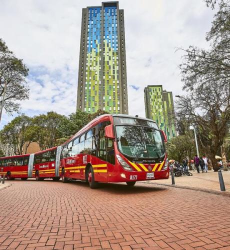 Colombia - Bogota Articulated bus -BHNS Transdev Group