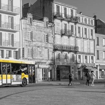 Bus du nouveau réseau Yélo Mobilités La Rochelle