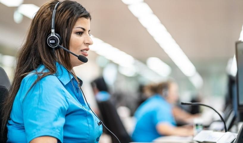 Centre d'appels clients