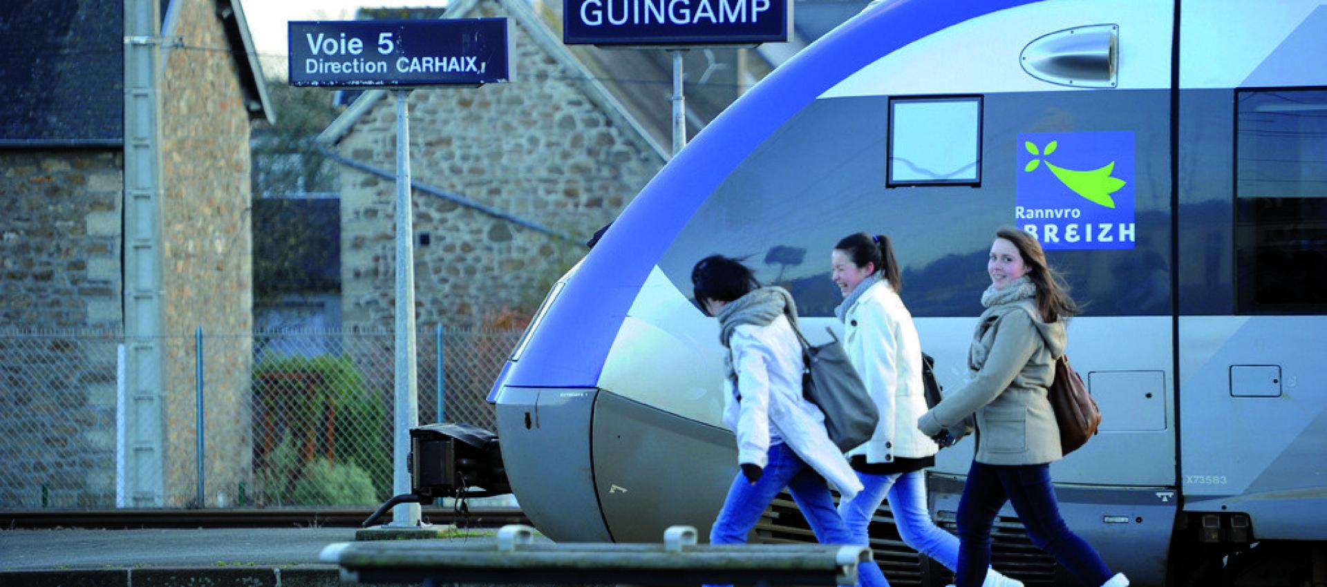 Train de la Ligne Carhaix-Guingamp-Paimpol