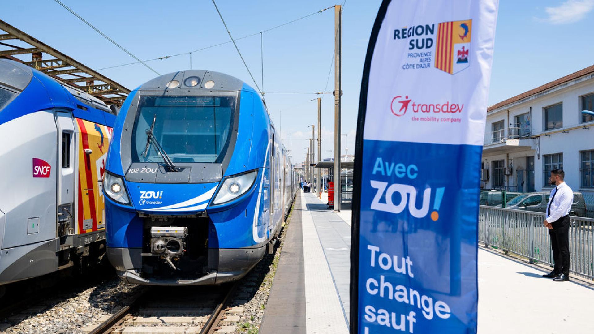 Train Zou Alstom en gare