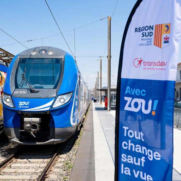 Train Zou Alstom en gare