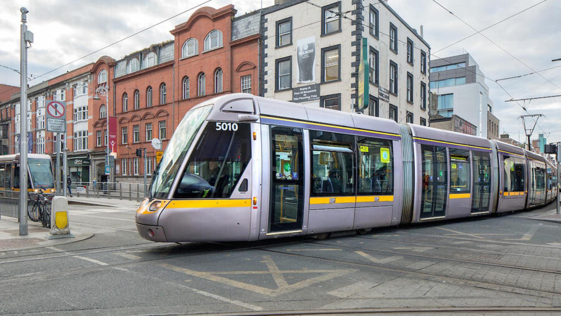 Tramway Light Rail Irlande Dublin Luas