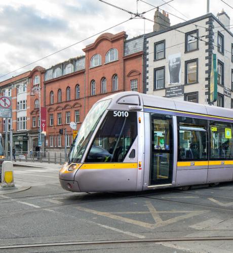Tramway Light Rail Irlande Dublin Luas