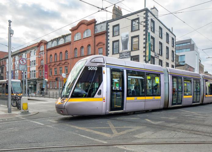 Tramway Light Rail Irlande Dublin Luas