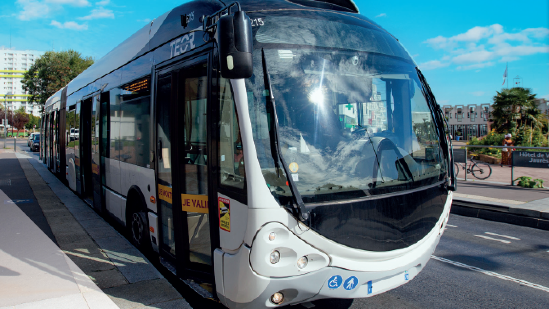 Bus équipé d'un capteur Leko