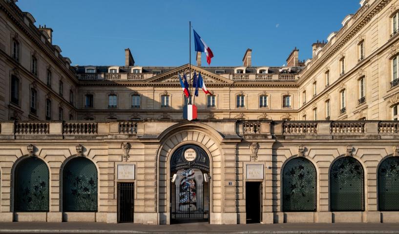Façade du bâtiment Caisse des Dépôts et Consignations