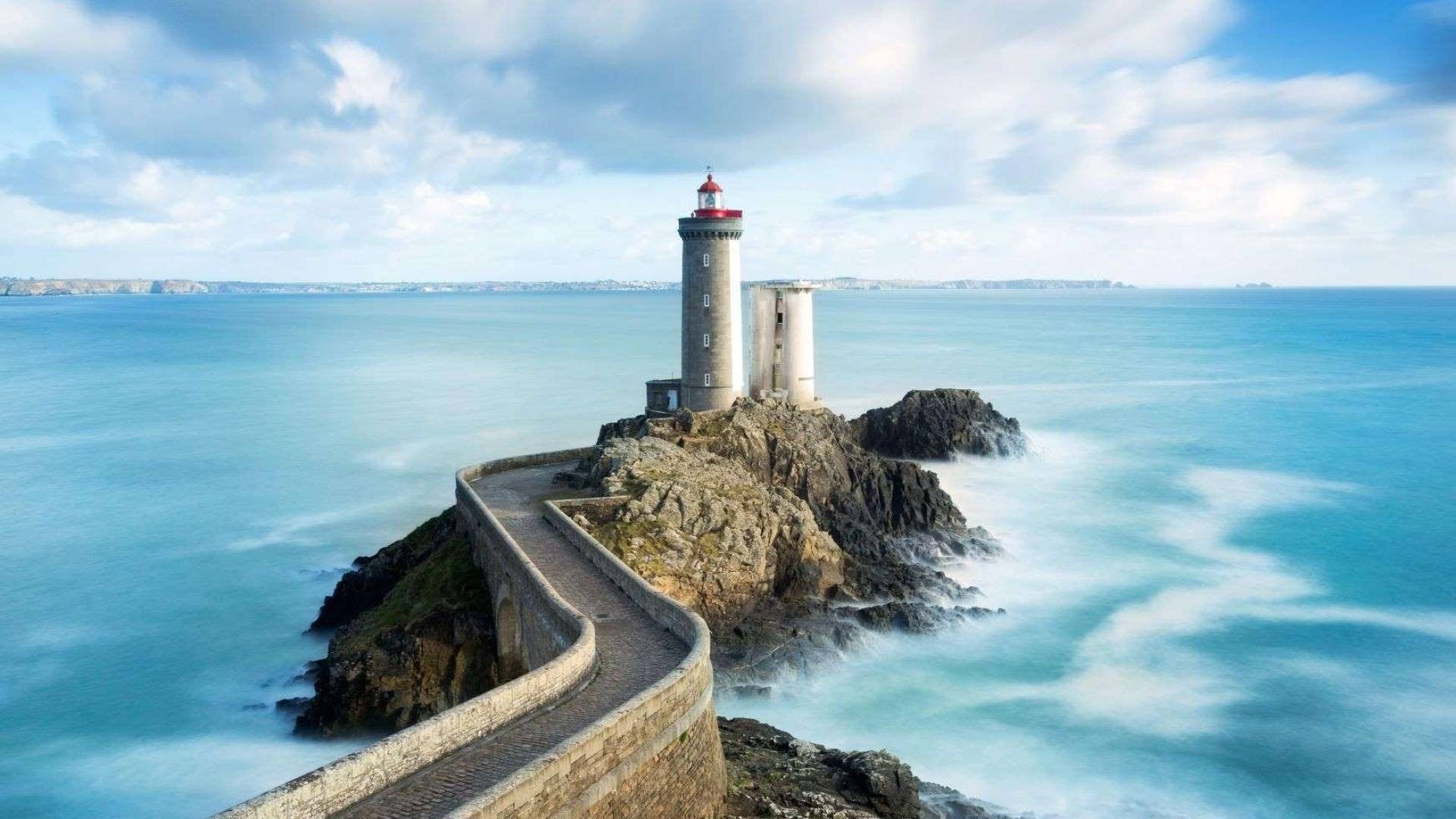 Paysage Bretagne - mer - phare