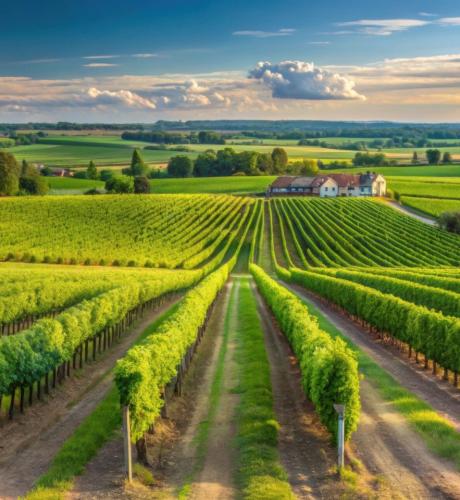 Paysage du Medoc Nouvelle Aquitaine
