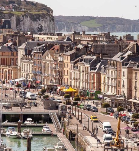 Paysage portuaire Normandie