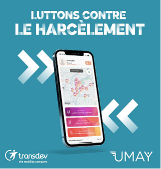 Affiche Umay et Transdev contre le harcèlement
