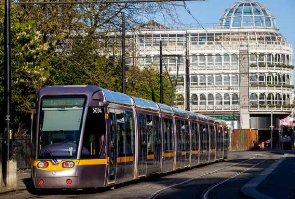 Luas Tram Dublin near Stephen’s Green – Transdev Sustainable Mobility