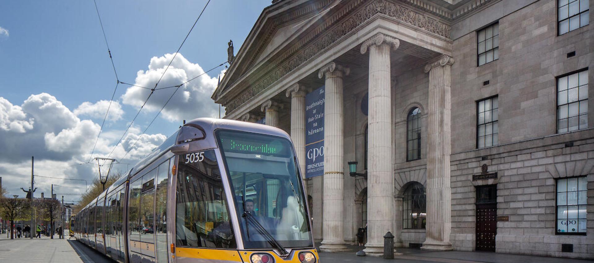 Luas Tram Dublin at GPO on O’Connell Street – Transdev Sustainable Mobility