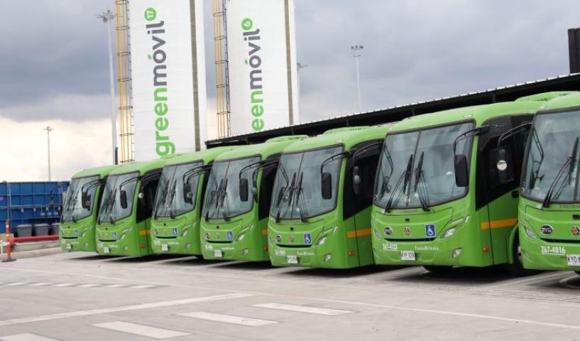 bus-electriques-verts-green-electric-buses-green-movil-colombie-colombie