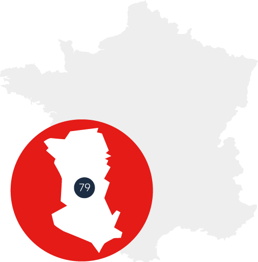 carte-france_79 département des Deux-Sèvres