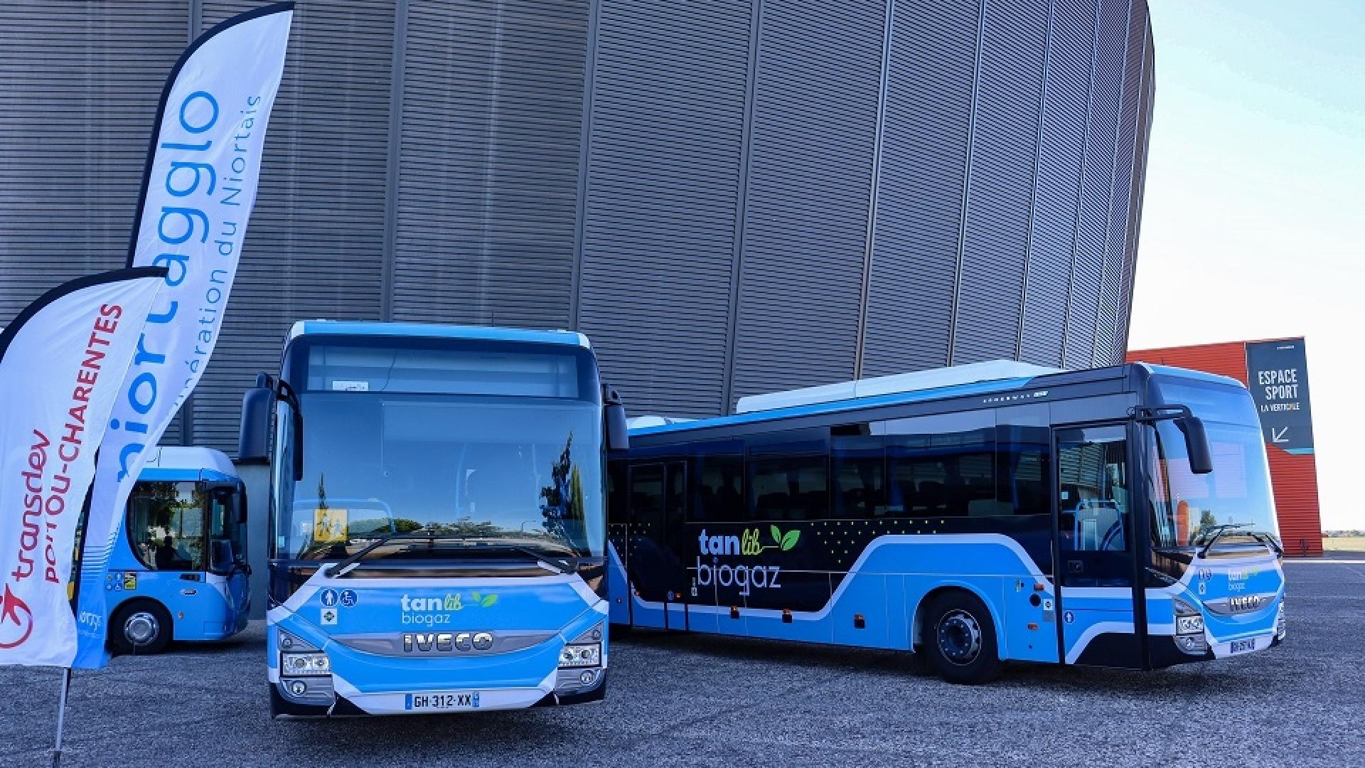 Car bleu Transdev Poitou-Charentes Niort