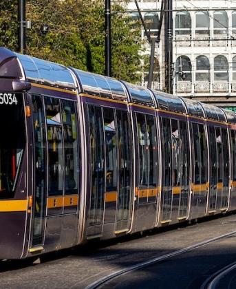 Luas Tram in Dublin 1 - Copie