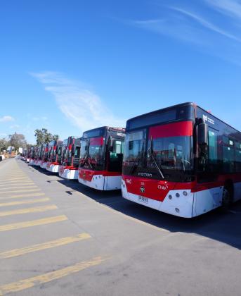 RBU Santiago vehicles and employees