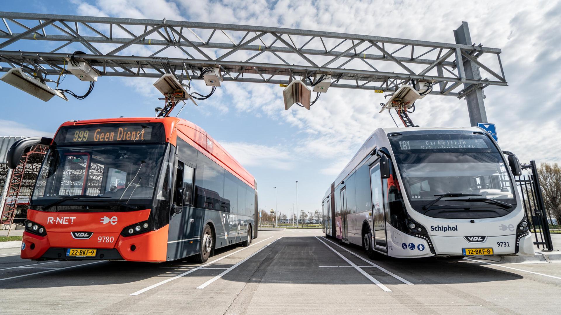 Electric bus Schiphol Netherlands