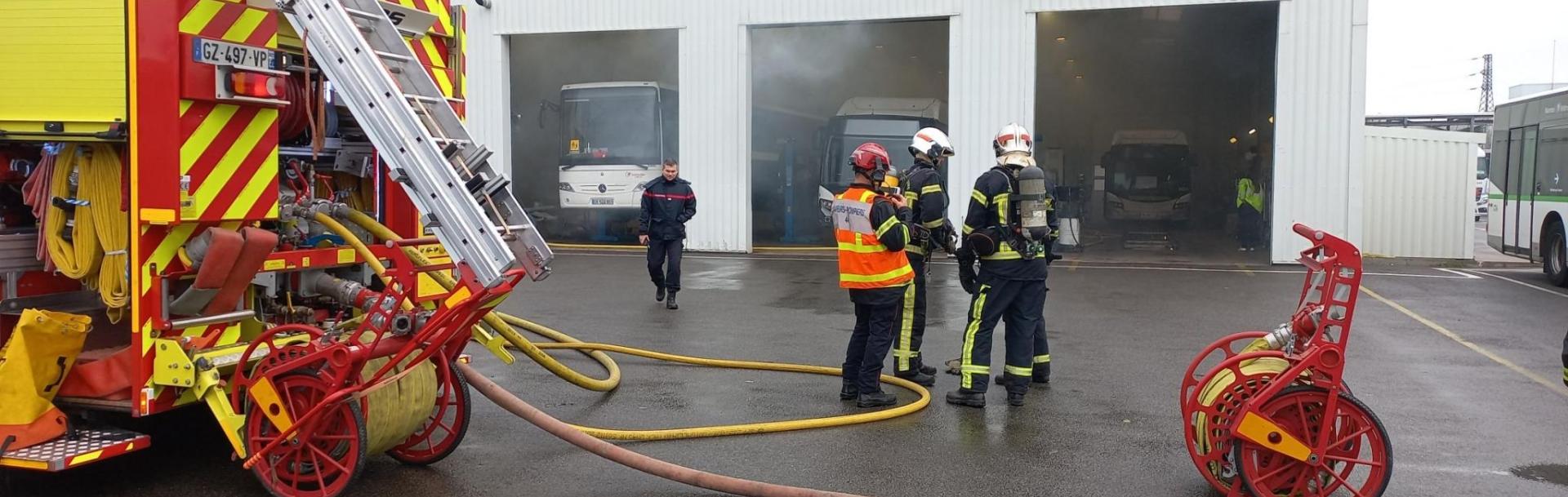 Exercice incendie de grande ampleur à Nantes