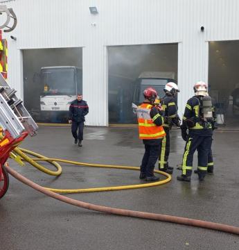 Exercice incendie de grande ampleur à Nantes