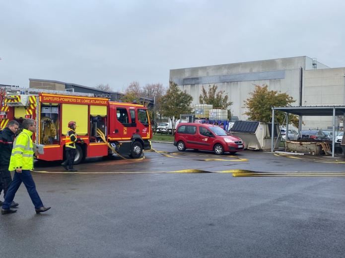 Exercice incendie de grande ampleur à Nantes - Transdev Pays de la Loire