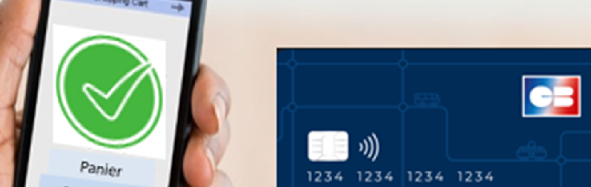 Achat via smartphone, paiement sans contact