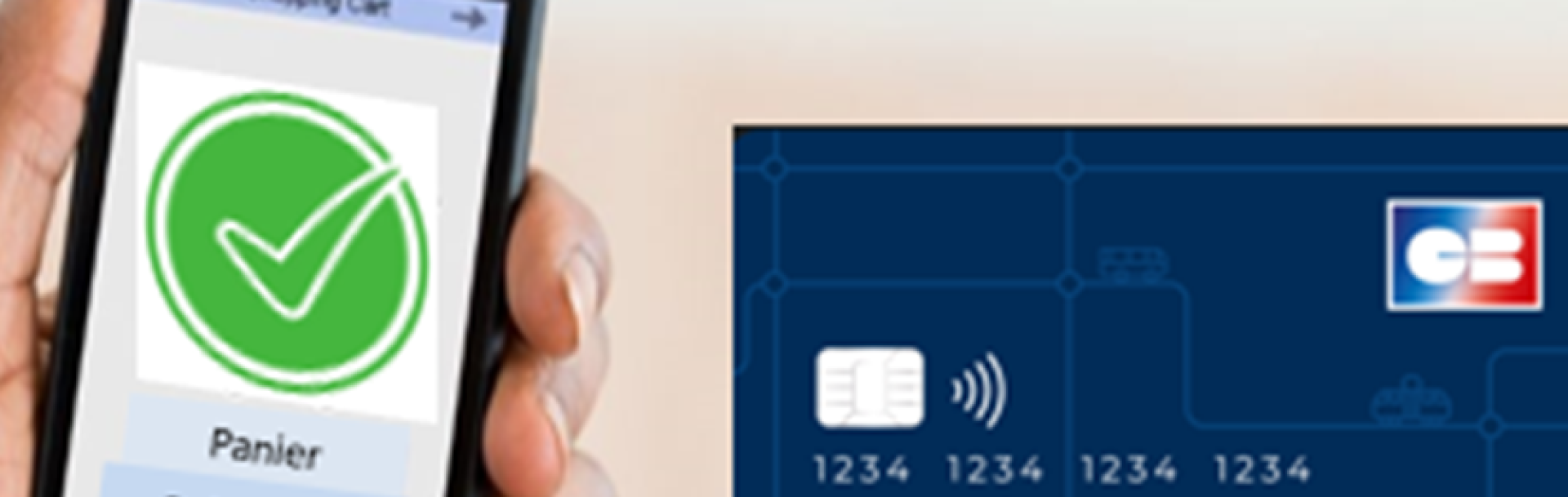 Achat via smartphone, paiement sans contact