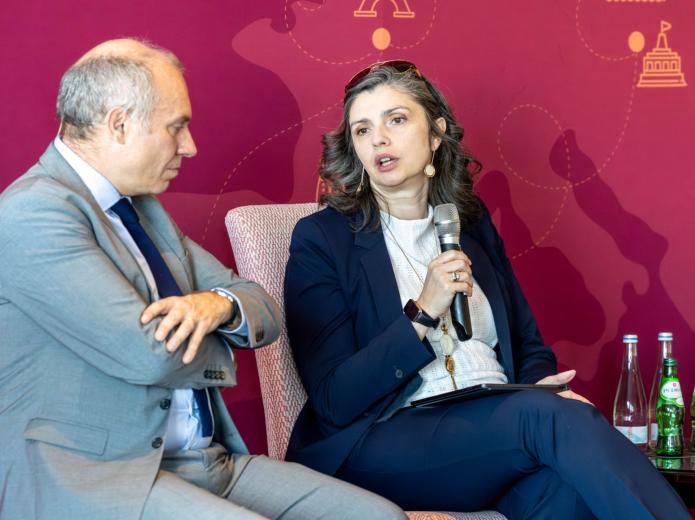 Cecília Silva and François Gemenne