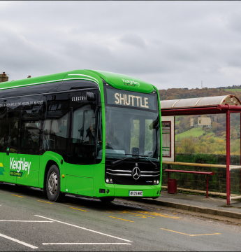 Bus électrique Mercedes-Benz eCitaro de Transdev en service à Keighley