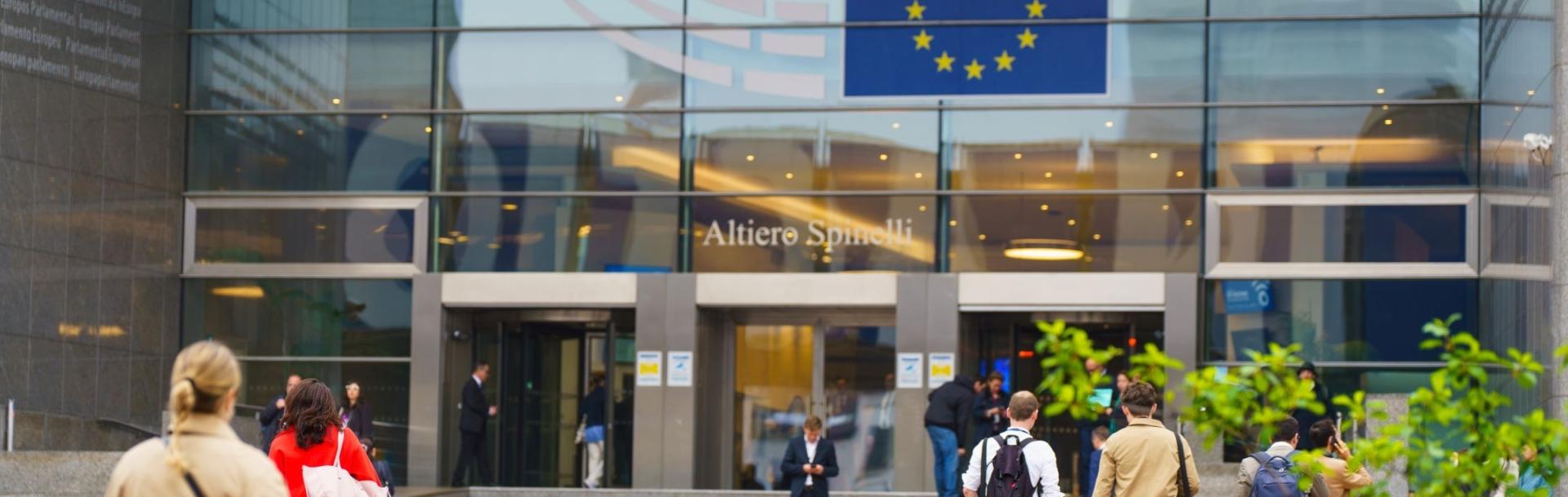 European parliament in Brussels